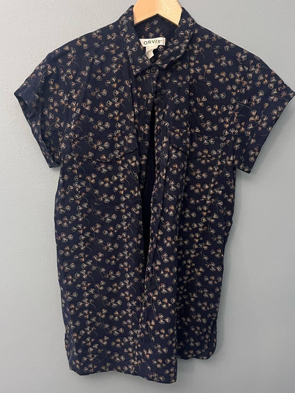 Orvis Floral Button-Up Tunic